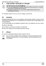 Preview for 106 page of Waeco PerfectView M9LQ Installation And Operating Manual