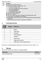 Preview for 111 page of Waeco PerfectView M9LQ Installation And Operating Manual