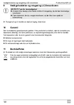 Preview for 122 page of Waeco PerfectView M9LQ Installation And Operating Manual