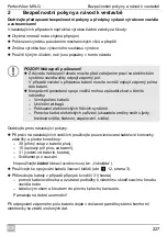 Preview for 227 page of Waeco PerfectView M9LQ Installation And Operating Manual