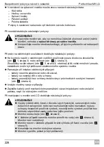 Preview for 228 page of Waeco PerfectView M9LQ Installation And Operating Manual