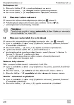 Preview for 240 page of Waeco PerfectView M9LQ Installation And Operating Manual