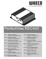 Waeco PerfectView REC400 Installation And Operating Manual preview