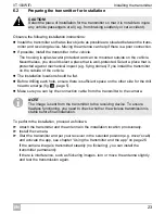 Preview for 23 page of Waeco PerfectView VT100WiFi Installation & Operation Manual