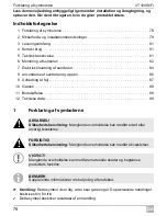 Preview for 78 page of Waeco PerfectView VT100WiFi Installation & Operation Manual