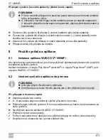 Preview for 171 page of Waeco PerfectView VT100WiFi Installation & Operation Manual