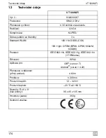 Preview for 174 page of Waeco PerfectView VT100WiFi Installation & Operation Manual