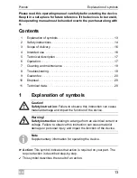 Preview for 13 page of Waeco Piccolo FM-05-JURA01 Instruction Manual