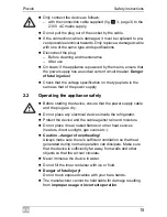 Preview for 15 page of Waeco Piccolo FM-05-JURA01 Instruction Manual