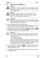 Preview for 26 page of Waeco Piccolo FM-05-JURA01 Instruction Manual