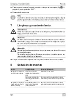 Preview for 52 page of Waeco Piccolo FM-05-JURA01 Instruction Manual