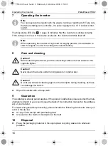 Preview for 16 page of Waeco PocketPower TSI102 Operating Manual