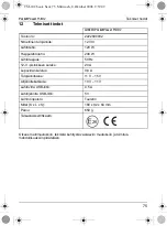 Preview for 75 page of Waeco PocketPower TSI102 Operating Manual