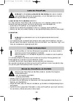 Preview for 10 page of Waeco PowerPack PS200 Instruction Manual