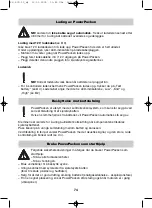 Предварительный просмотр 74 страницы Waeco PowerPack PS200 Instruction Manual