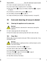 Preview for 14 page of Waeco PowerVac PV-100 Operating Instructions Manual