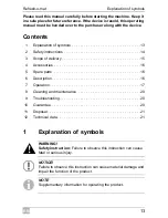 Preview for 13 page of Waeco Refresh-o-mat Operating Manual