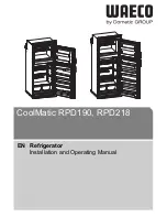 Preview for 1 page of Waeco RPD190 Installation And Operating Manual