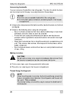 Preview for 28 page of Waeco RPD190 Installation And Operating Manual