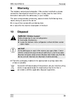 Предварительный просмотр 35 страницы Waeco RPD190 Installation And Operating Manual