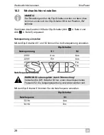 Предварительный просмотр 28 страницы Waeco SinePower MSI1312 Installation And Operating Manual