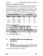 Предварительный просмотр 189 страницы Waeco SinePower MSI1312 Installation And Operating Manual