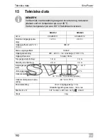 Предварительный просмотр 192 страницы Waeco SinePower MSI1312 Installation And Operating Manual