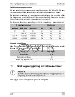 Предварительный просмотр 240 страницы Waeco SinePower MSI1312 Installation And Operating Manual