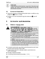 Предварительный просмотр 417 страницы Waeco SinePower MSI1312 Installation And Operating Manual