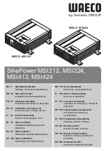 Waeco SinePower MSI212 Installation And Operating Manual preview