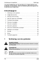 Предварительный просмотр 76 страницы Waeco SinePower MSI212 Installation And Operating Manual