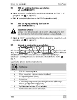 Preview for 156 page of Waeco SinePower MSI924 Installation And Operating Manual