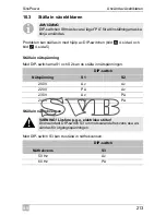 Preview for 213 page of Waeco SinePower MSI924 Installation And Operating Manual