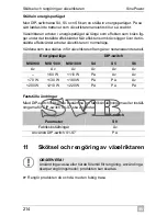 Preview for 214 page of Waeco SinePower MSI924 Installation And Operating Manual