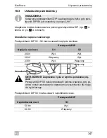 Preview for 347 page of Waeco SinePower MSI924 Installation And Operating Manual