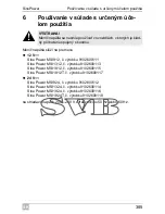 Preview for 385 page of Waeco SinePower MSI924 Installation And Operating Manual