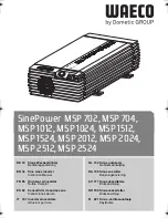 Предварительный просмотр 1 страницы Waeco SinePower MSP 1012 Instruction Manual