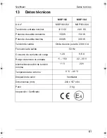 Preview for 61 page of Waeco SinePower MSP 162 Instruction Manual