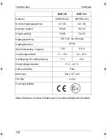 Preview for 116 page of Waeco SinePower MSP 162 Instruction Manual