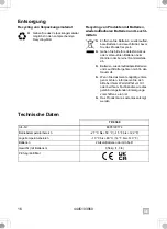 Preview for 16 page of Waeco TP-9360 Operating Manual