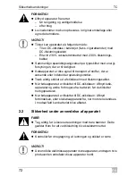 Preview for 72 page of Waeco TropiCool TC-14FL-AC Instruction Manual