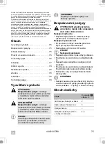 Preview for 75 page of Waeco UV-DETECT Operating Manual