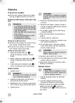 Preview for 77 page of Waeco UV-DETECT Operating Manual