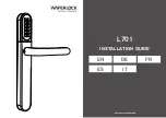 Preview for 1 page of Waferlock L701 Installation Manual