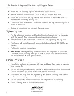 Preview for 6 page of Wagan 12V Roadside Impact Wrench User Manual