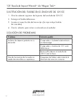 Preview for 16 page of Wagan 12V Roadside Impact Wrench User Manual