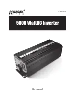 Wagan AC Inverter User Manual предпросмотр