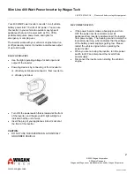 Preview for 2 page of Wagan ACInverter 400 Watt User Manual