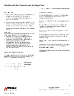 Предварительный просмотр 3 страницы Wagan ACInverter 400 Watt User Manual