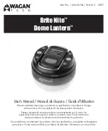 Wagan Brite Nite Dome Lantern User Manual preview